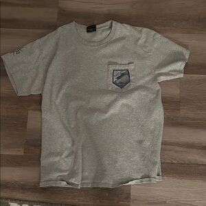 Harley-Davidson Gray T-Shirt with Blue Graphic pocket